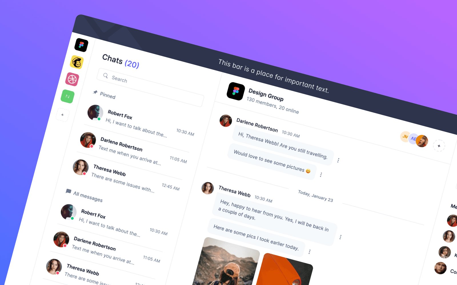 5+ Bootstrap chat templates for building modern messaging user interfaces