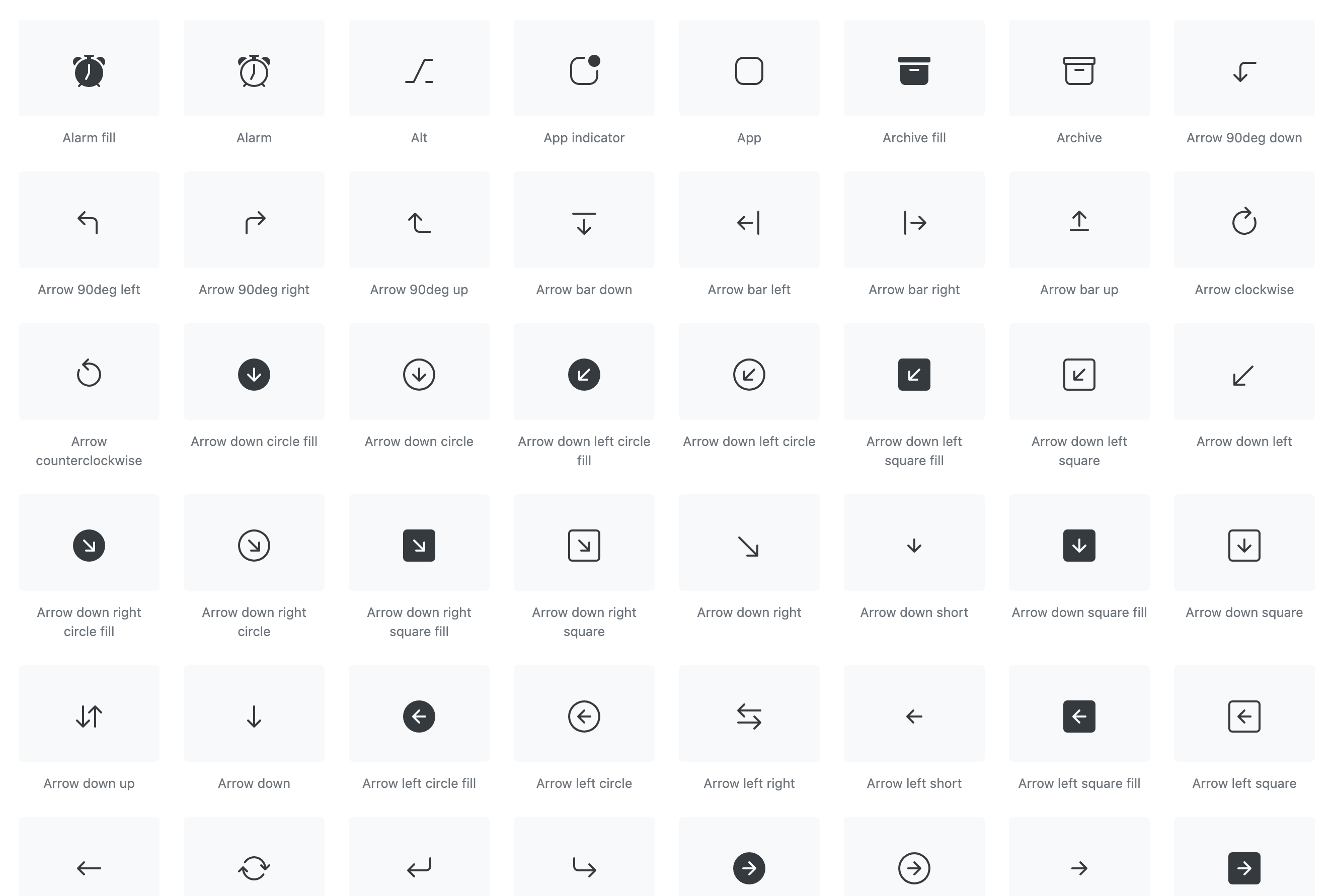 Bootstrap Icons